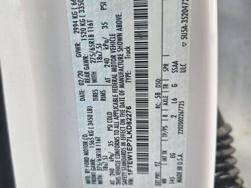 Used 2020 Ford F150 Lariat w/ Equipment Group 501A Mid AWD/4WD image 30