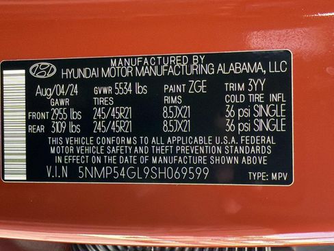 Used 2025 Hyundai Santa Fe Calligraphy FWD image 21