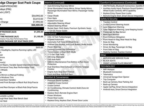 New 2026 Dodge Charger Scat Pack w/ Blacktop Package AWD/4WD image 6
