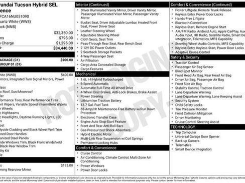 Used 2022 Hyundai Tucson SEL w/ Cargo Package AWD/4WD image 31