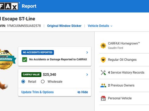 Used 2025 Ford Escape ST-Line FWD image 39