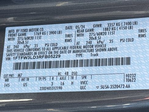 Used 2024 Ford F150 XLT w/ Equipment Group 303A High AWD/4WD image 27