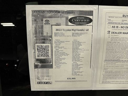 Used 2022 Toyota Highlander LE image 13