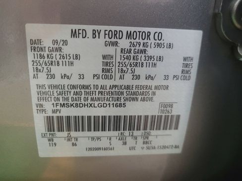 Used 2020 Ford Explorer XLT w/ Comfort Package AWD/4WD image 33