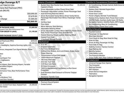 Used 2022 Dodge Durango R/T w/ Blacktop Package AWD/4WD image 33