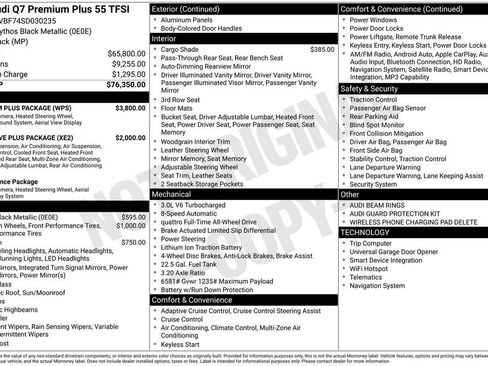 Certified 2025 Audi Q7 3.0T Premium Plus w/ Premium Plus Package image 3