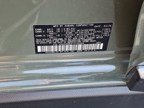New 2026 Subaru Crosstrek 2.5i Limited AWD/4WD image 17