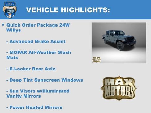 New 2025 Jeep Gladiator Willys image 5