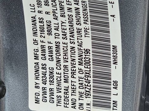 Used 2020 Honda Insight Touring image 31