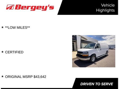 Used 2024 Chevrolet Express 2500 w/ Driver Convenience Package RWD image 4