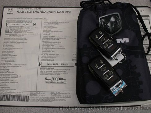 Used 2022 RAM 1500 Limited w/ Night Edition AWD/4WD image 56