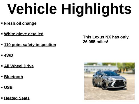 Used 2024 Lexus NX 350 F Sport AWD/4WD image 37