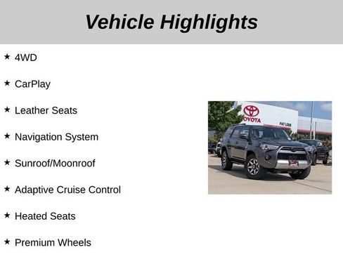Used 2023 Toyota 4Runner TRD Off-Road Premium w/ Off Road Premium Plus Package AWD/4WD image 5