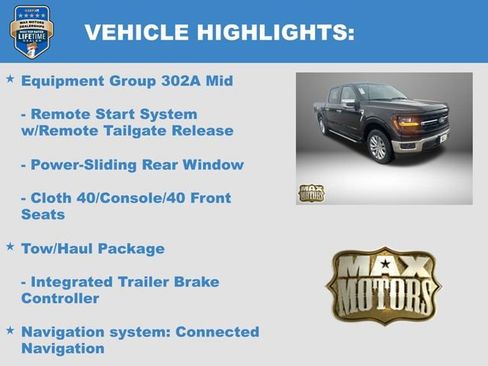 New 2024 Ford F150 XLT w/ Equipment Group 302A MID image 11