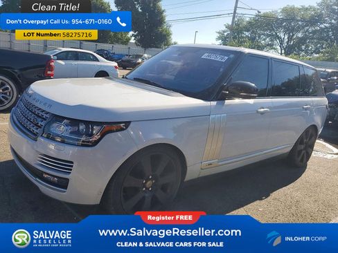 Used 2016 Land Rover Range Rover Long Wheelbase Autobiography AWD/4WD image 1