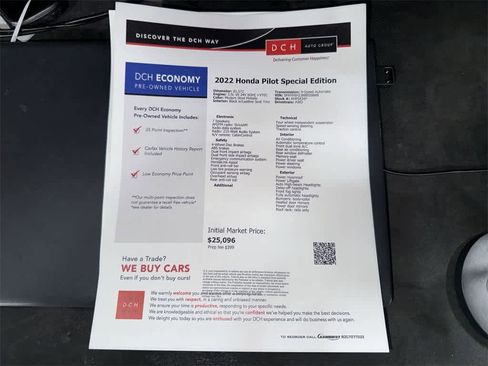 Used 2022 Honda Pilot Special Edition image 13