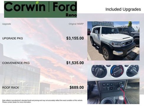 Used 2013 Toyota FJ Cruiser 4WD w/ Upgrade Pkg image 8