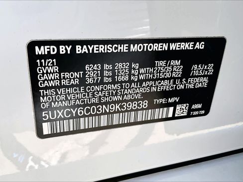 Used 2022 BMW X6 xDrive40i w/ Executive Package image 33