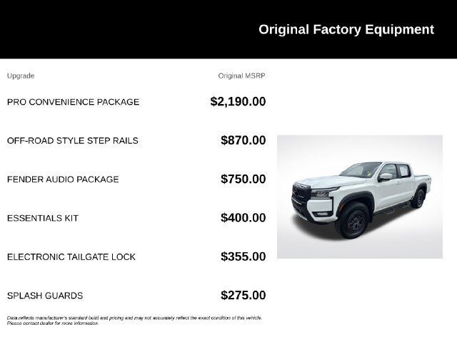 Used 2025 Nissan Frontier PRO-4X w/ Pro Convenience Package AWD/4WD image 9