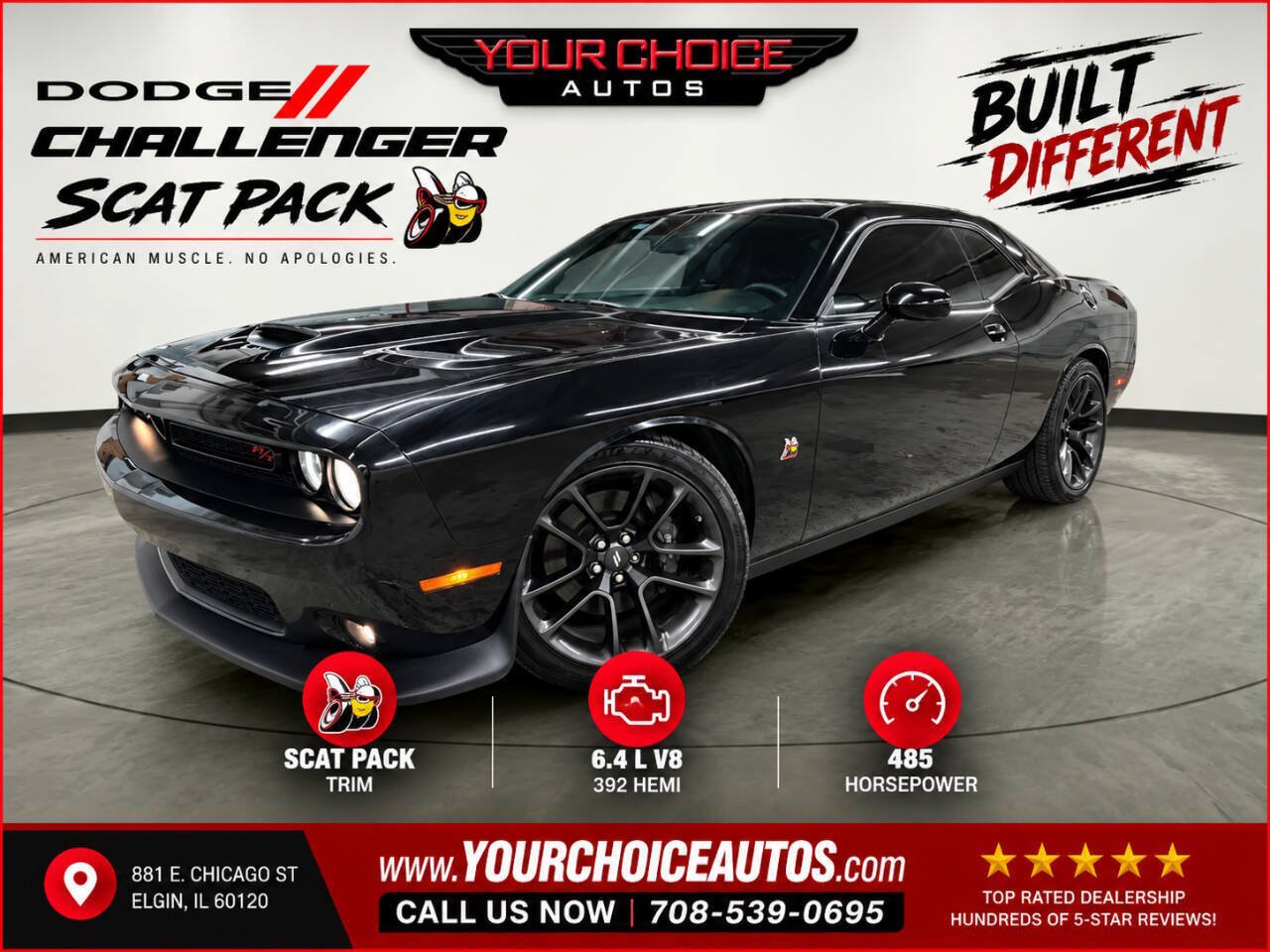 Used 2023 Dodge Challenger R/T Scat Pack RWD image 1
