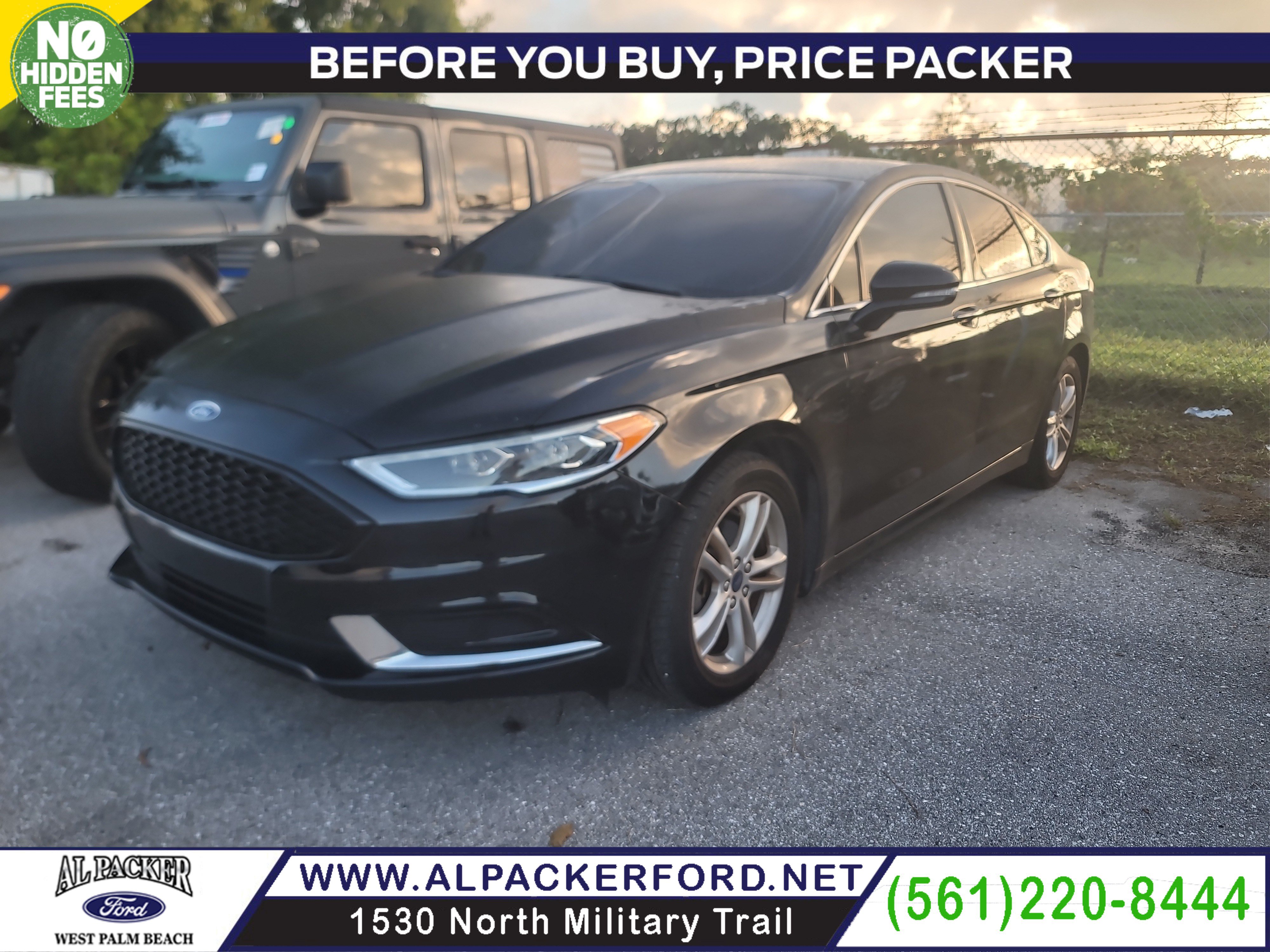 Used 2018 Ford Fusion SE w/ Fusion SE Technology Package FWD image 1