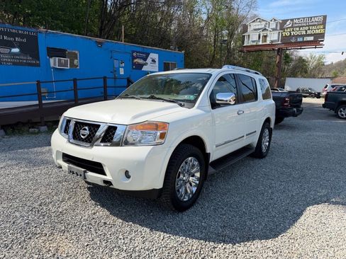 Used 2015 Nissan Armada Platinum w/ 2nd Row Captain Seat Package AWD/4WD image 4