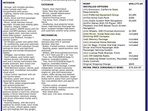 Used 2007 Chevrolet Corvette Z06 w/ Preferred Equipment Group image 2