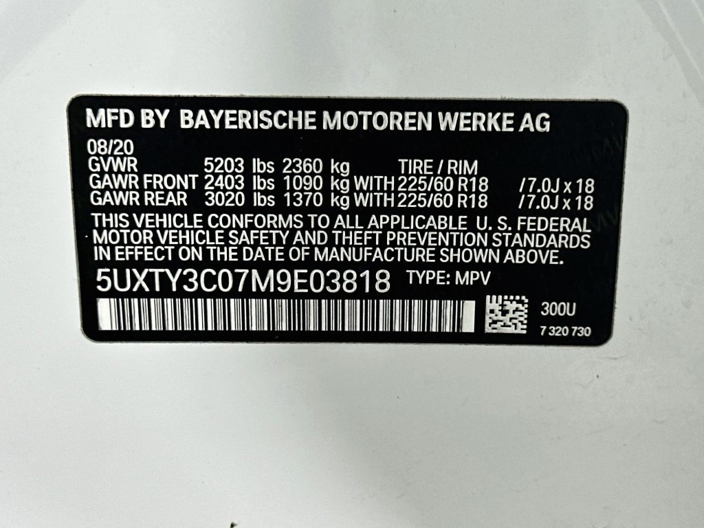 Used 2021 BMW X3 sDrive30i w/ Convenience Package RWD image 32