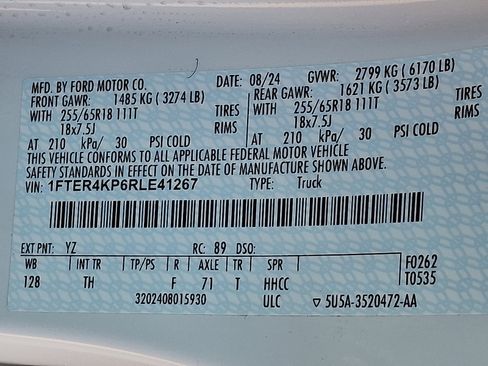 Certified 2024 Ford Ranger Lariat image 26