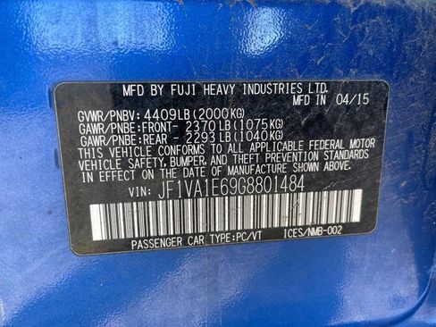 Used 2016 Subaru WRX Premium image 41