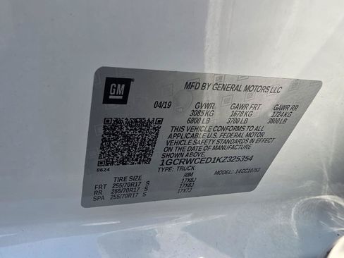 Used 2019 Chevrolet Silverado 1500 LT w/ All-Star Edition RWD image 18