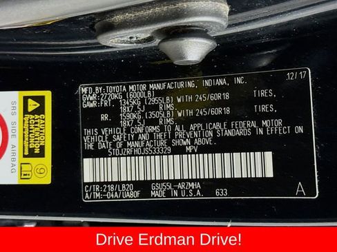 Certified 2018 Toyota Highlander XLE w/ Carpet Mat Package (TMS) AWD/4WD image 32