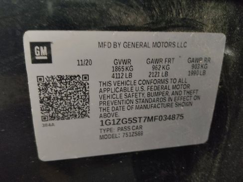 Used 2021 Chevrolet Malibu RS FWD image 33