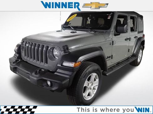 Used 2022 Jeep Wrangler Unlimited Sport image 1