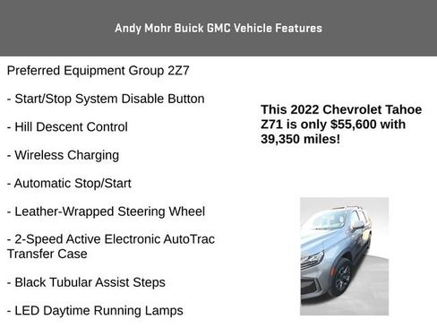 Used 2022 Chevrolet Tahoe Z71 w/ Luxury Package image 12