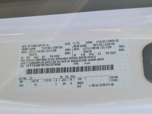 New 2026 Ford F250 XL w/ STX Appearance Package image 15