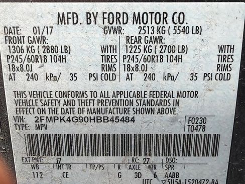 Used 2017 Ford Edge SE AWD/4WD image 23