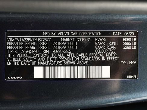 Used 2021 Volvo XC90 T6 Momentum w/ Protection Package image 29