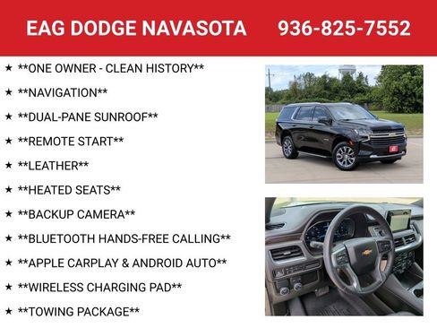 Used 2023 Chevrolet Tahoe LT w/ Luxury Package RWD image 4