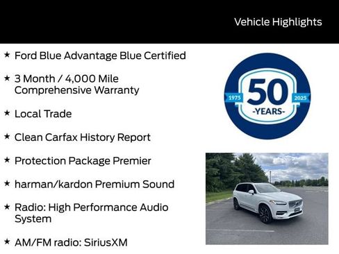 Used 2024 Volvo XC90 B6 Plus w/ Protection Package Premier AWD/4WD image 3
