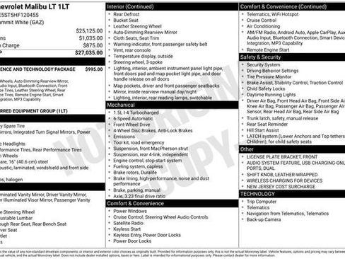 Used 2017 Chevrolet Malibu LT FWD image 2