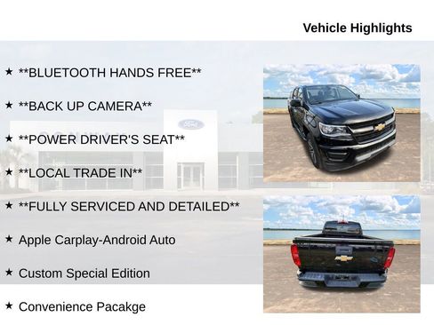 Used 2019 Chevrolet Colorado W/T w/ Custom Special Edition RWD image 6