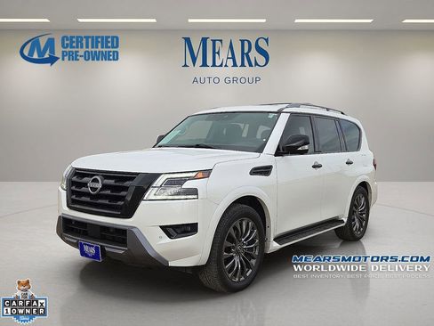 Used 2024 Nissan Armada Platinum w/ Captain's Chairs Package image 1
