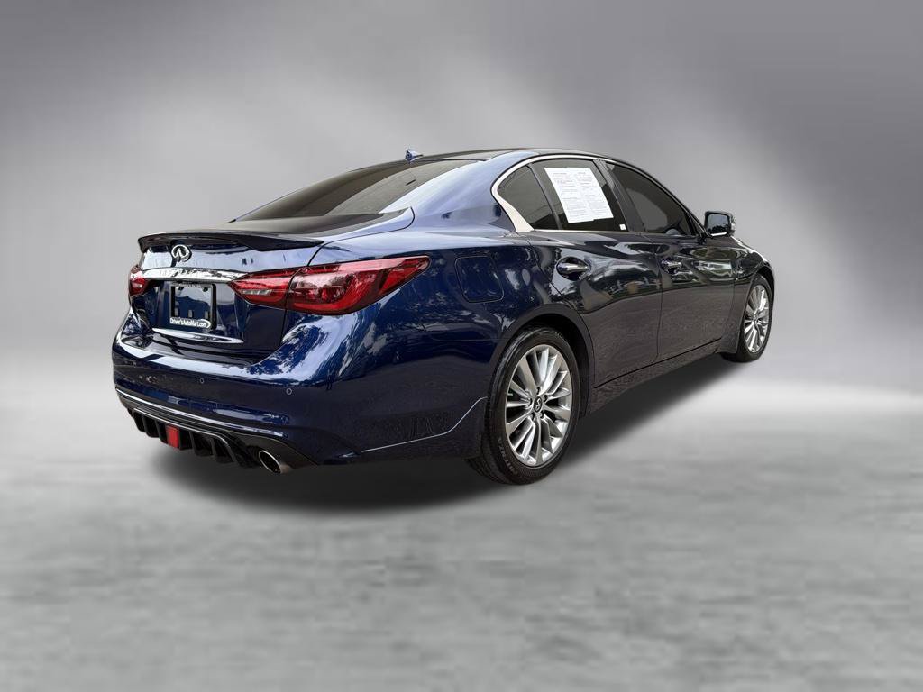 Used 2022 INFINITI Q50 Luxe w/ Cargo Package RWD image 3