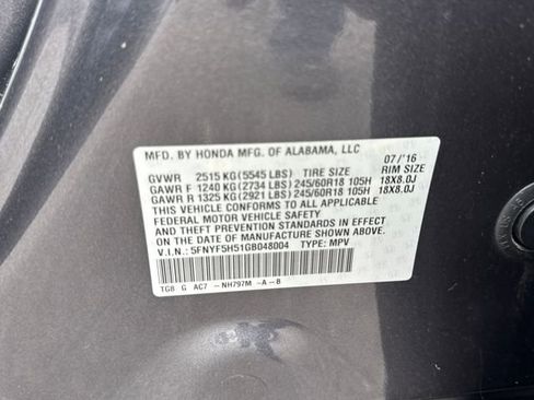 Used 2016 Honda Pilot EX-L image 29