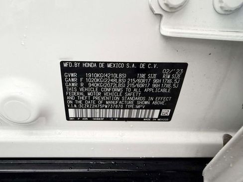 Used 2023 Honda HR-V EX-L image 15