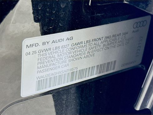 New 2025 Audi S6 e-tron Premium Plus image 32