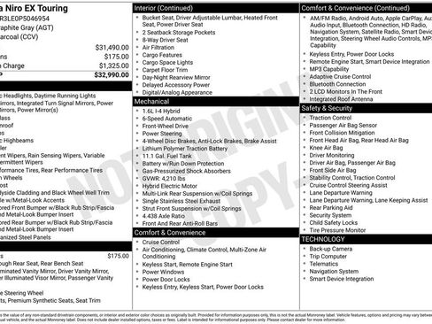 Certified 2023 Kia Niro EX Touring FWD image 33