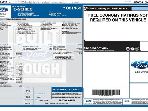 Used 2017 Ford E-350 and Econoline 350 Super Duty w/ Motorhome Prep Package RWD image 33