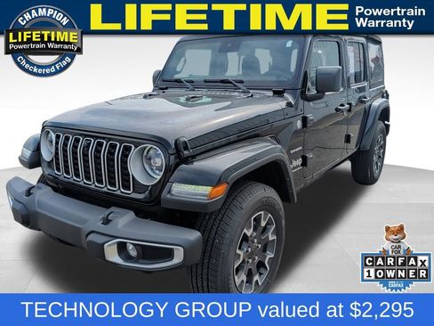 Used 2024 Jeep Wrangler Sahara w/ Technology Group AWD/4WD image 1